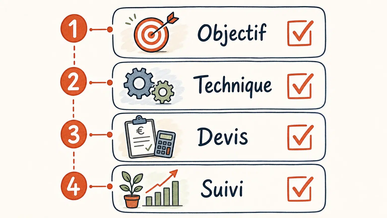 Checklist des critères pour choisir un prestataire web