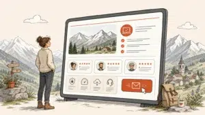 Illustration d’un site WordPress professionnel pour une activité indépendante