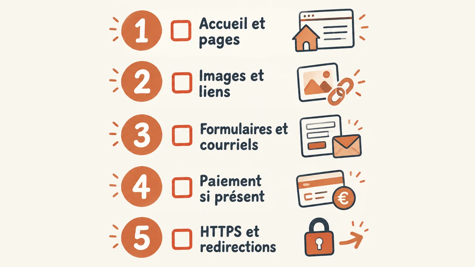 Checklist de tests après le transfert d’un site WordPress